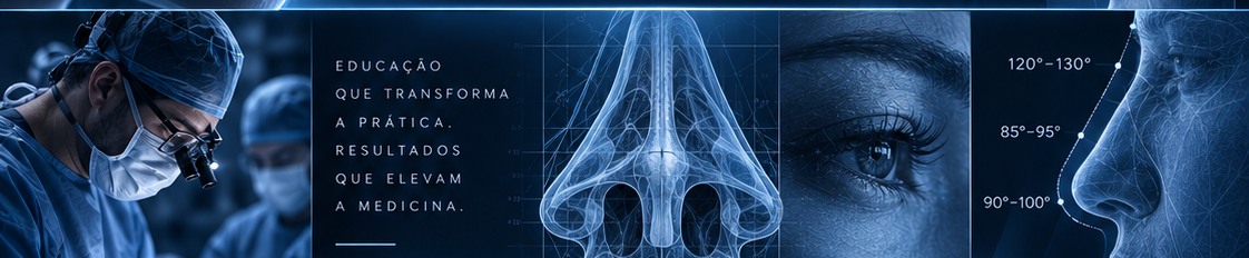 Elementos visuais de cirurgia e anatomia nasal